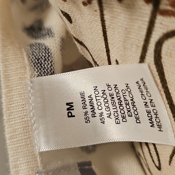 Alfred Dunner Multicolor Cotton/Ramie Floral Sweater, excellent condition. - Picture 4 of 9